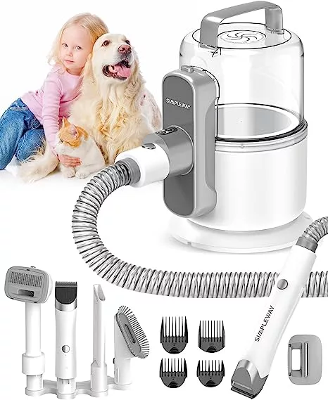 Dog Vacuum for Shedding Grooming and Pet Vacuum for Dog Hair