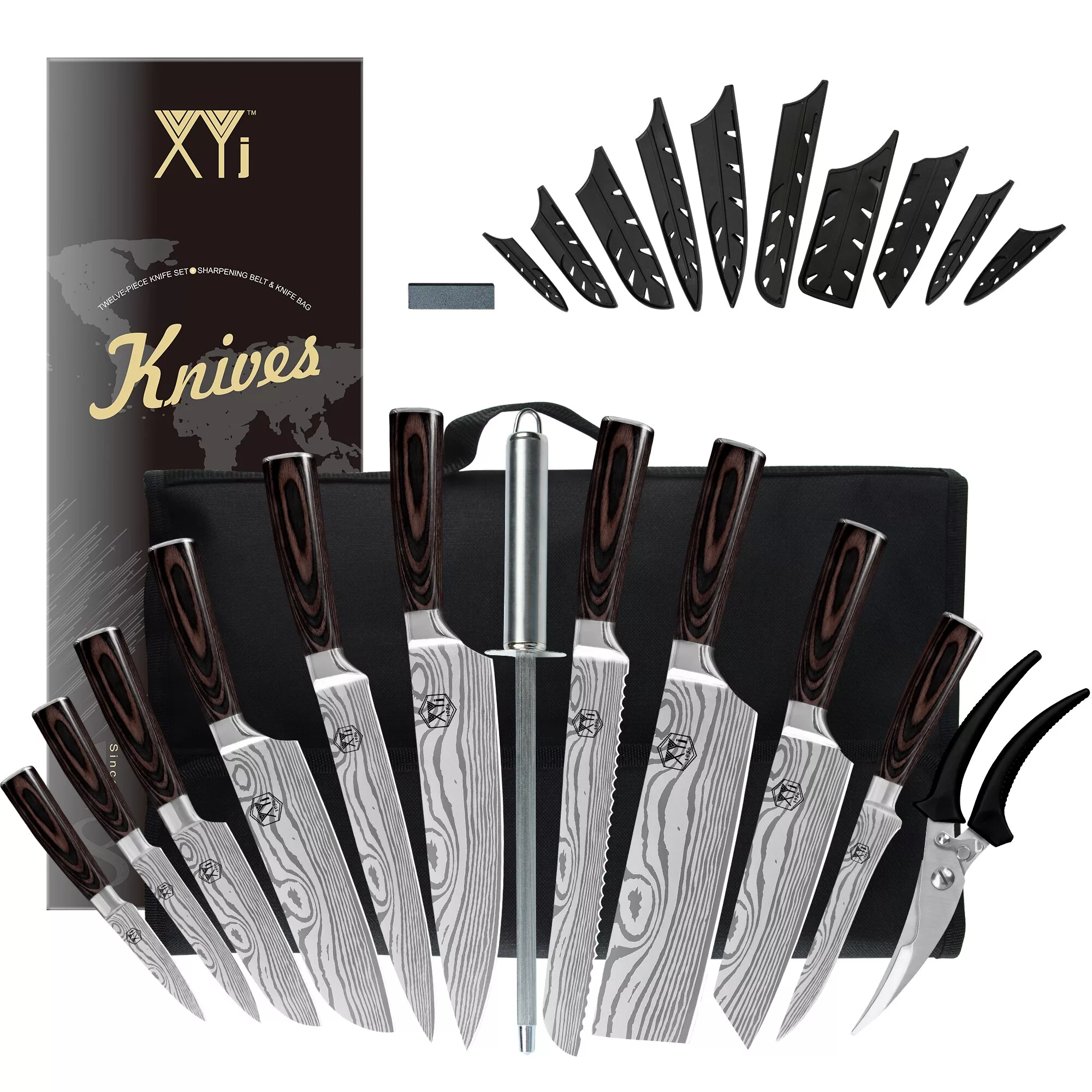 Japanese Chef Kitchen Knives Set
