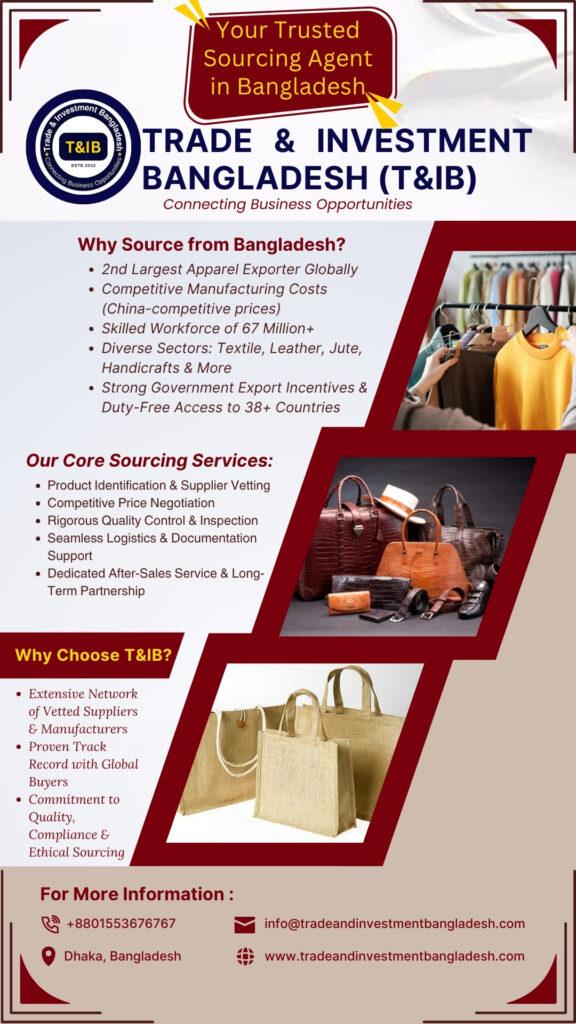 Make Trade & Investment Bangladesh Your Trusted Sourcing Agent in Bangladesh