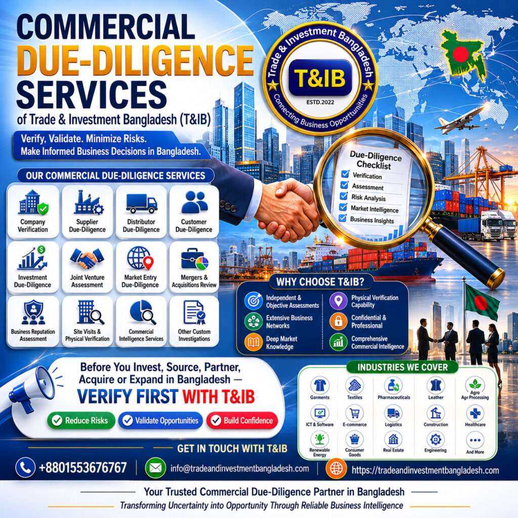 Commercial Due Diligence & Market Research Services of T&IB